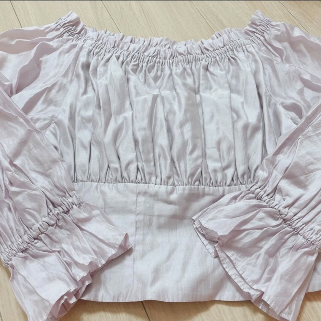 Her lip to(ハーリップトゥ)のFairytale Airy Blouse　オフショル　ハーリップトゥ　ブラウス レディースのトップス(シャツ/ブラウス(長袖/七分))の商品写真