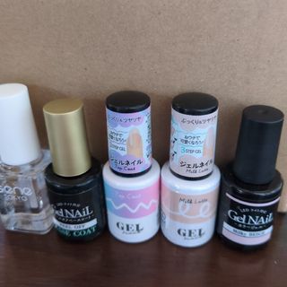 【格安】Gene Tokyo ジェルネイルセット 　３種類５本おまとめセット(カラージェル)
