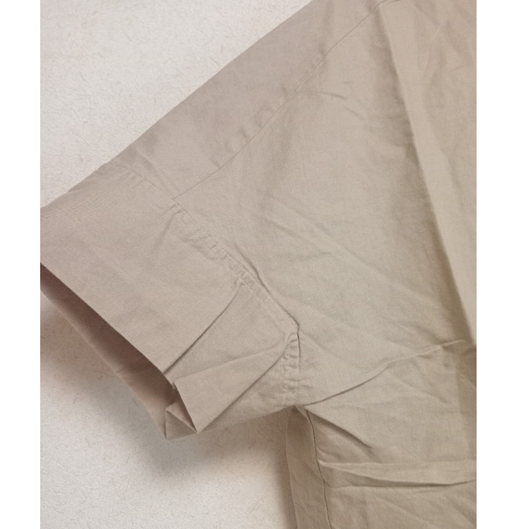 Rouge vif la cle(ルージュヴィフラクレ)のRouge vif la cle麻混変形シャツ　新品　2025SS レディースのトップス(シャツ/ブラウス(半袖/袖なし))の商品写真
