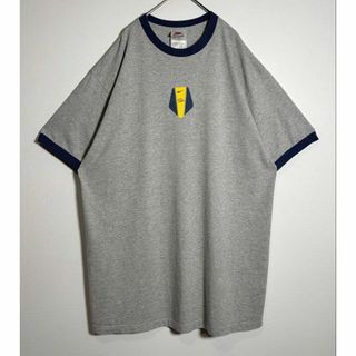 ナイキ(NIKE)のNIKE ナイキ　センタープリントロゴ　リンガー　USA製 Tシャツ(Tシャツ/カットソー(半袖/袖なし))