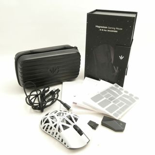 美品 WLMOUSE ワンリンマウス Beast X MAX Fashion Grey OMRONスイッチ ワイヤレス ゲーミングマウス 8K 無線 FPS eスポーツ PC周辺機器 HU1557 (PC周辺機器)