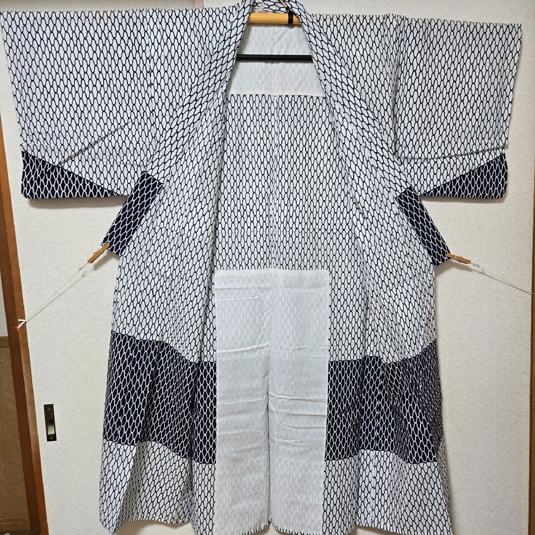 メンズ 男ゆかた 兵児帯 夏祭り おしゃれイベント 伝統柄 男性用 着物リメイク メンズの水着/浴衣(浴衣)の商品写真