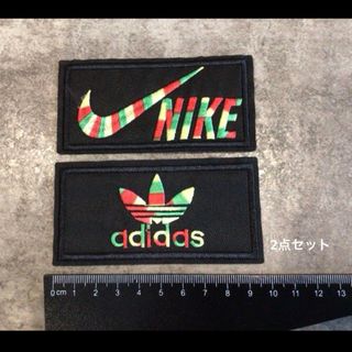 NIKE adidas アイロン　ワッペン　２点セット(各種パーツ)