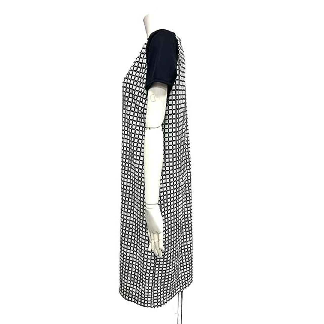 AQUA SCUTUM(アクアスキュータム)の【中古】　Aquascutum アクアスキュータム ワンピース レディース 総柄 サイズ13 日本製＿S09＿s-0044-r09 レディースのワンピース(ひざ丈ワンピース)の商品写真