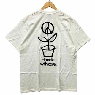 ステューシー(STUSSY)のSTUSSY ステューシー Peace Pot Tee プリント 半袖Ｔシャツ ホワイト サイズ L 正規品 / 51456(Tシャツ/カットソー(半袖/袖なし))