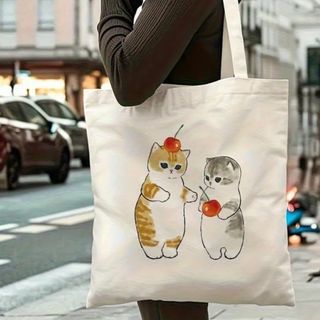 モフサンド★トートバック★さくらんぼ(キャラクターグッズ)