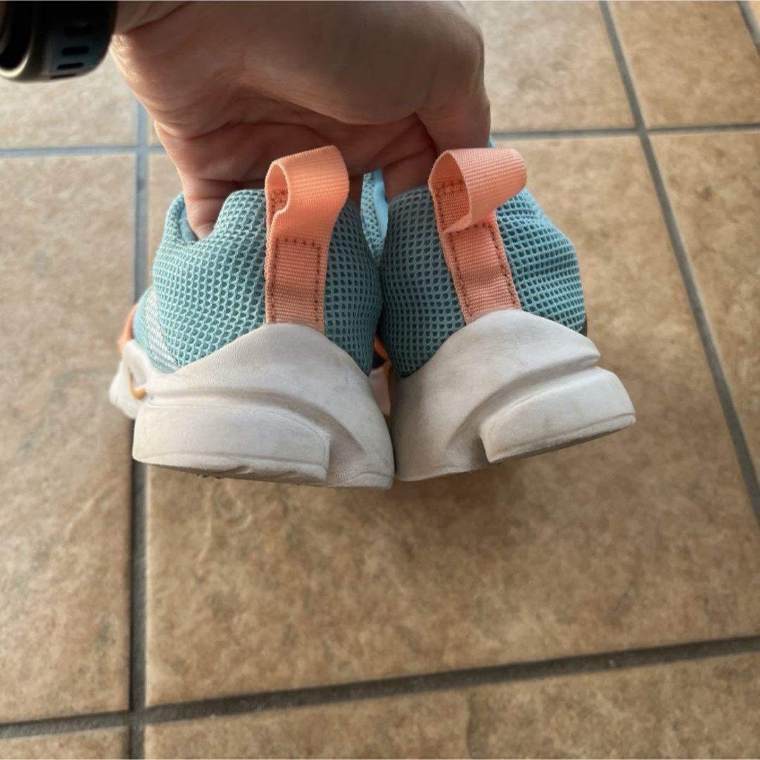 NIKE(ナイキ)のNIKE ナイキ　プレスト　エクストリーム　オレンジ×ブルー系　21㎝　キッズ キッズ/ベビー/マタニティのキッズ靴/シューズ(15cm~)(スニーカー)の商品写真