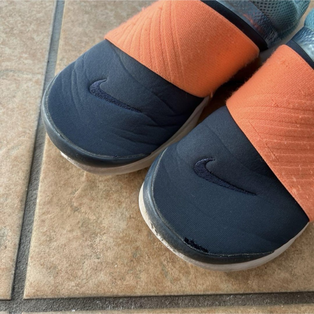 NIKE(ナイキ)のNIKE ナイキ　プレスト　エクストリーム　オレンジ×ブルー系　21㎝　キッズ キッズ/ベビー/マタニティのキッズ靴/シューズ(15cm~)(スニーカー)の商品写真