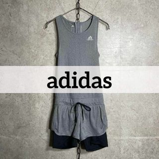 adidas running タンクトップオールインワン ノースリーブ スポーツ