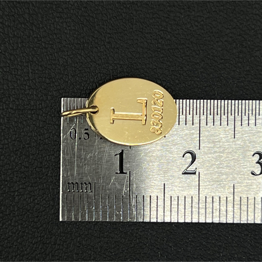 (B072402) K18 YG ネックレストップ チャーム L イニシャル レディースのアクセサリー(ネックレス)の商品写真