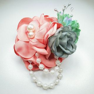 コサージュ 卒園卒業式 入園入学式 結婚式 発表会フォーマルコサージュA148