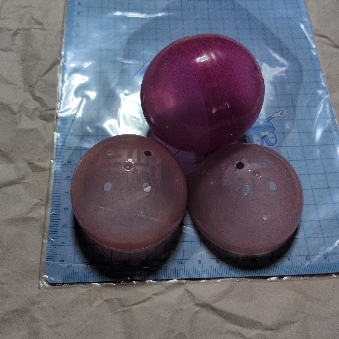 [30×2]奇譚クラブ ガチャ玉 大サイズ 2個セット 赤色系 ハンドメイドの素材/材料(各種パーツ)の商品写真