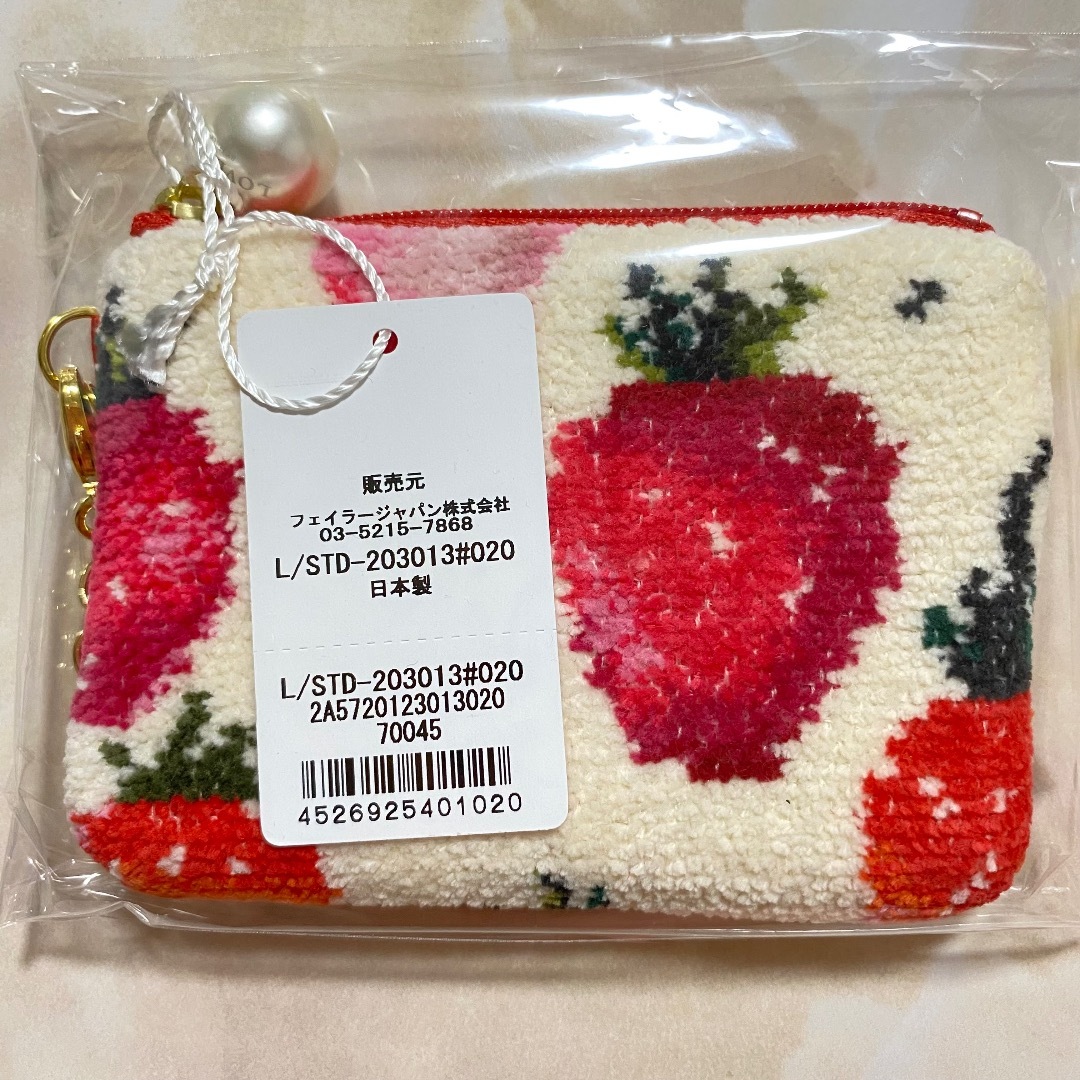 FEILER - ♡フェイラー♡ストロベリードット♡キー&カードポーチ