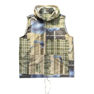 Acne Studios - Acne Studios トロンプルイユ ノースリーブ フーディー ベスト