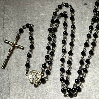 アーカイブ(Archive)のRosary stainless Necklace y2k ギャル男　十字架(ネックレス)