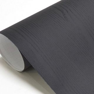 壁紙シール 木目 壁紙 ダークグレー HPW-22706 50cm×3m