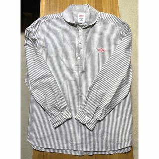 未使用品 DANTON ダントン プルオーバーシャツ 長袖 42 ストライプ01