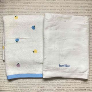 familiar バスタオル&ガーゼ風タオルセット(タオル/バス用品)