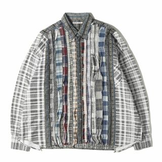 ニードルス(Needles)の【美品】NEEDLES ニードルズ シャツ サイズ:FREE / ヴィンテージ リメイク フランネル シャツ (Flannel Ribbon Wide Shit OT299) / Rebuild by needles / マルチカラー / ネペンテス / トップス カジュアルシャツ 長袖【メンズ】【中古】(シャツ)