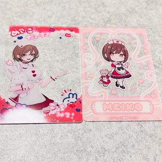 新品初音ミク　MEIKO アクリルカード(キャラクターグッズ)
