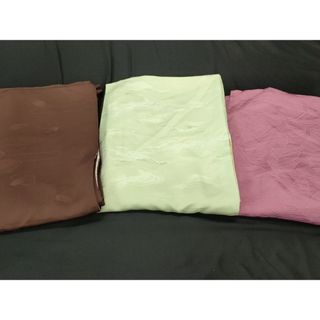 平和屋本店■色無地 まとめて 3点 花柄 地紋 など 着用可能多数 未使用品あり 全て正絹 se3488