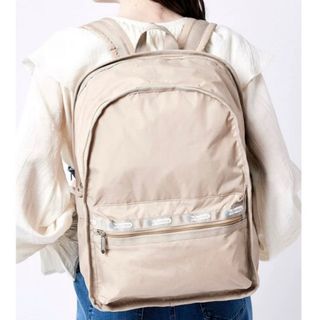 レスポートサック(LeSportsac)のレスポートサック リュック 3485  ベージュ  新品未使用 タグ付き (リュック/バックパック)