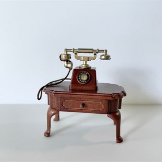 シルバニア　アーバンライフ　テレフォンテーブルセット　廃盤　日本製(キャラクターグッズ)