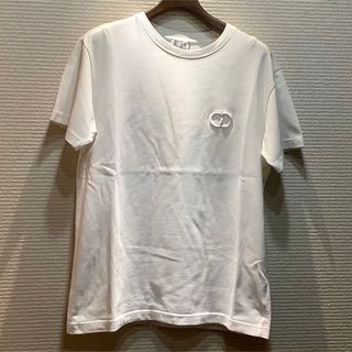 ディオールオム(DIOR HOMME)のディオールオム Dior Homme CD アイコン 刺繍 Tシャツ 丸首 半袖(Tシャツ/カットソー(半袖/袖なし))