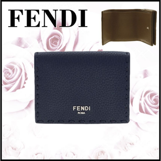 FENDI フェンディ セレリア バイカラー コインケース付き 3つ折り財布