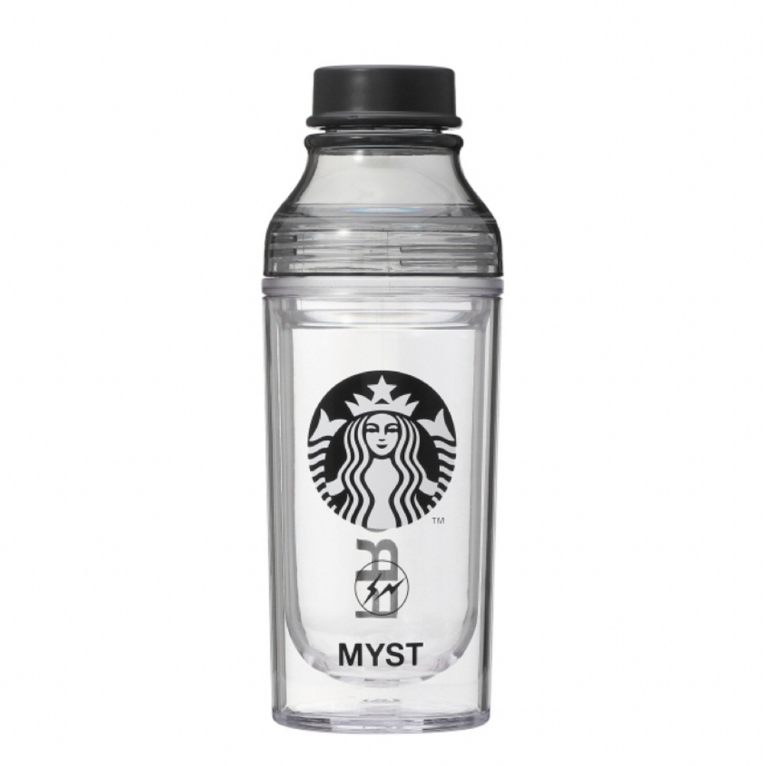 Starbucks(スターバックス)のSTARBUCKS ダブルウォールサニーボトルブラック FRGMT MYST  インテリア/住まい/日用品のキッチン/食器(タンブラー)の商品写真