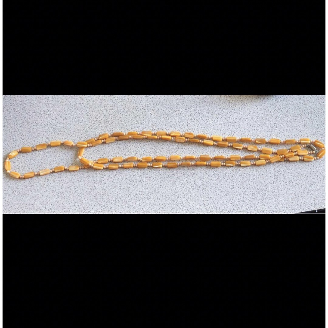 貝ロングネックレス レディースのアクセサリー(ネックレス)の商品写真