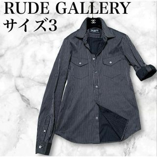 良品　RUDE GALLERY 2way ロールアップ対応　長袖　半袖　シャツ