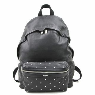 サンローラン(SAINT LAURENT)のサンローラン SAINT LAURENT リュック レザー ブラック ユニセックス 534967 送料無料【中古】 h31318g(リュック/バックパック)