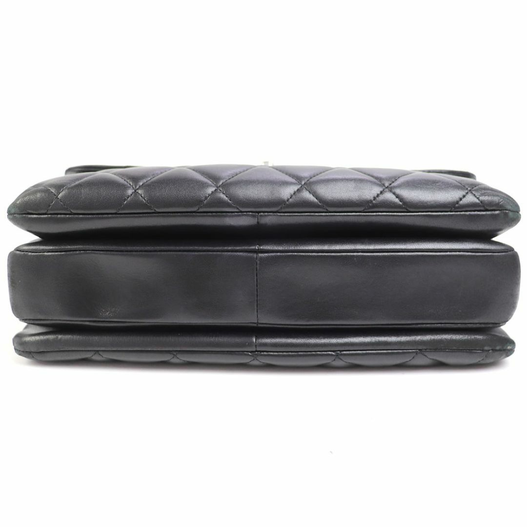 CHANEL(シャネル)のシャネル 【CHANEL】トレンディCCトップハンドル ラムスキン ブラック 2WAY チェーンショルダー ハンドバッグ ココマーク ツイストロック レザー #23 A69923 TRENDY CC TOP HANDLE FLAP BAG【Bランク】【中古】 レディースのバッグ(ハンドバッグ)の商品写真