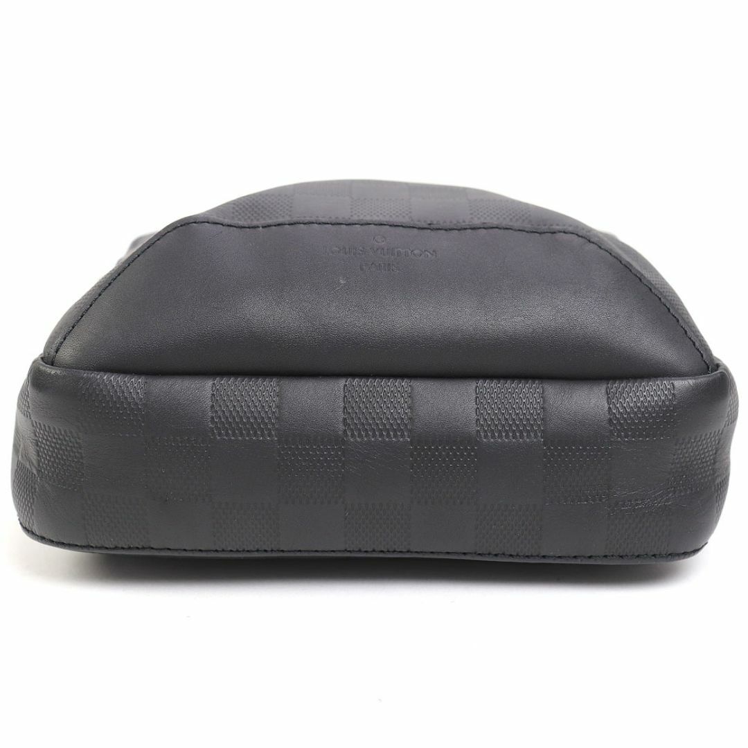 LOUIS VUITTON(ルイヴィトン)の【美品】ルイヴィトン【LOUIS VUITTON】N41720 アヴェニュー スリングバッグ ダミエ アンフィニ オニキス クロスボディ ショルダーバッグ メンズ ブラックレザー LV AVENUE SLING BAG DAMIER INFINI ONIX【Aランク】【中古】 メンズのバッグ(ボディーバッグ)の商品写真