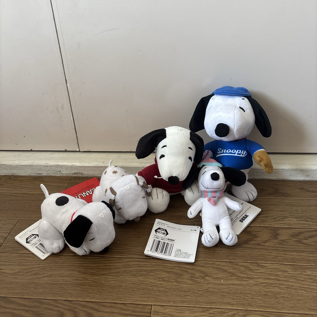 PEANUTS スヌーピー ５点 エンタメ/ホビーのおもちゃ/ぬいぐるみ(キャラクターグッズ)の商品写真
