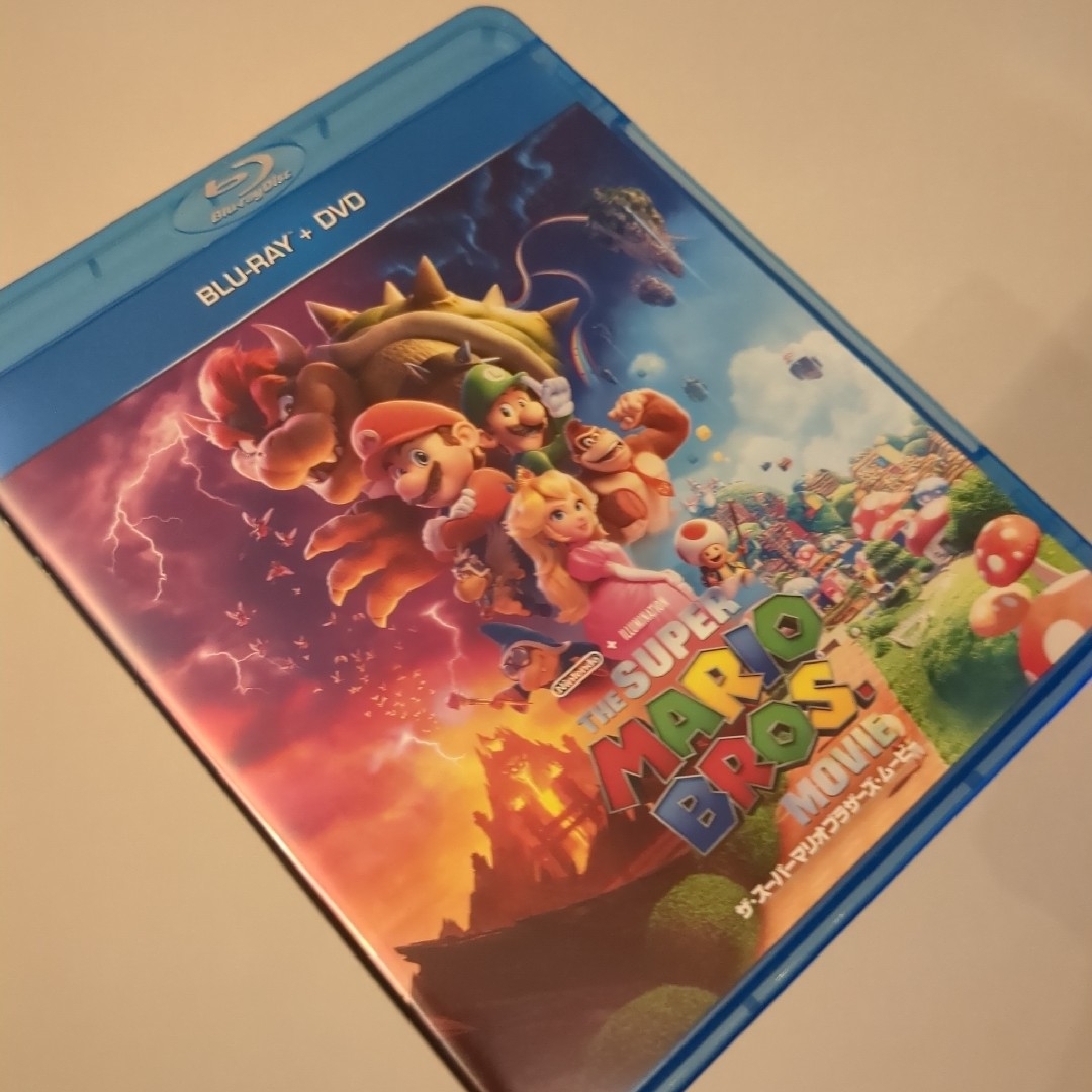 UNIVERSAL ENTERTAINMENT(ユニバーサルエンターテインメント)のザスーパーマリオブラザーズムービー　ブルーレイ＆DVD エンタメ/ホビーのDVD/ブルーレイ(アニメ)の商品写真