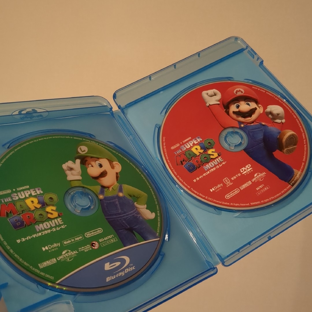 UNIVERSAL ENTERTAINMENT(ユニバーサルエンターテインメント)のザスーパーマリオブラザーズムービー　ブルーレイ＆DVD エンタメ/ホビーのDVD/ブルーレイ(アニメ)の商品写真