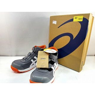 asics - s25t-0768y【中古】【未使用】asics WINJOB CP302　アシックス　ウィンジョブ　プロスニーカー　安全靴　FCP302-021　メンズ　レディース　男女兼用　22.5