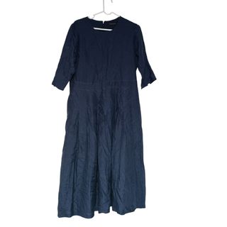 INTERLINESIRE アンテルリネエール☆ふんわりロングワンピース☆綿・絹(ロングワンピース/マキシワンピース)