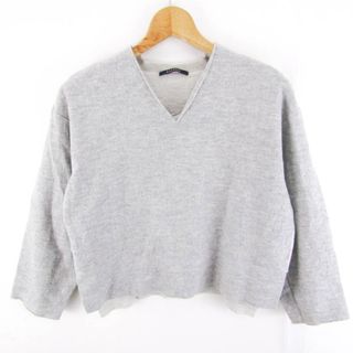 マカフィー(MACPHEE)のマカフィー ニット セーター 長袖 ウール100% トゥモローランド ブランド トップス レディース Sサイズ グレー MACPHEE(ニット/セーター)