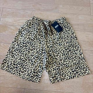 【新品】BREEZE キッズ イージーパンツ 4分丈 レオパード 150cm