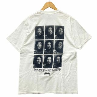 STUSSY ステューシー Bob Marley ボブマーリー プリント 半袖Ｔシャツ ホワイト サイズ L 正規品 / 51472