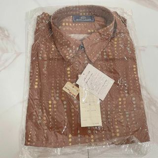 日本製 90s デッドストック 未使用品 総柄シャツ レーヨン M