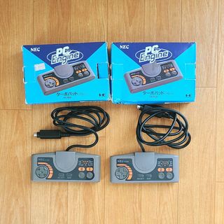 【ジャンク品】NEC PCエンジン ターボパッド（グレー） 2個セット