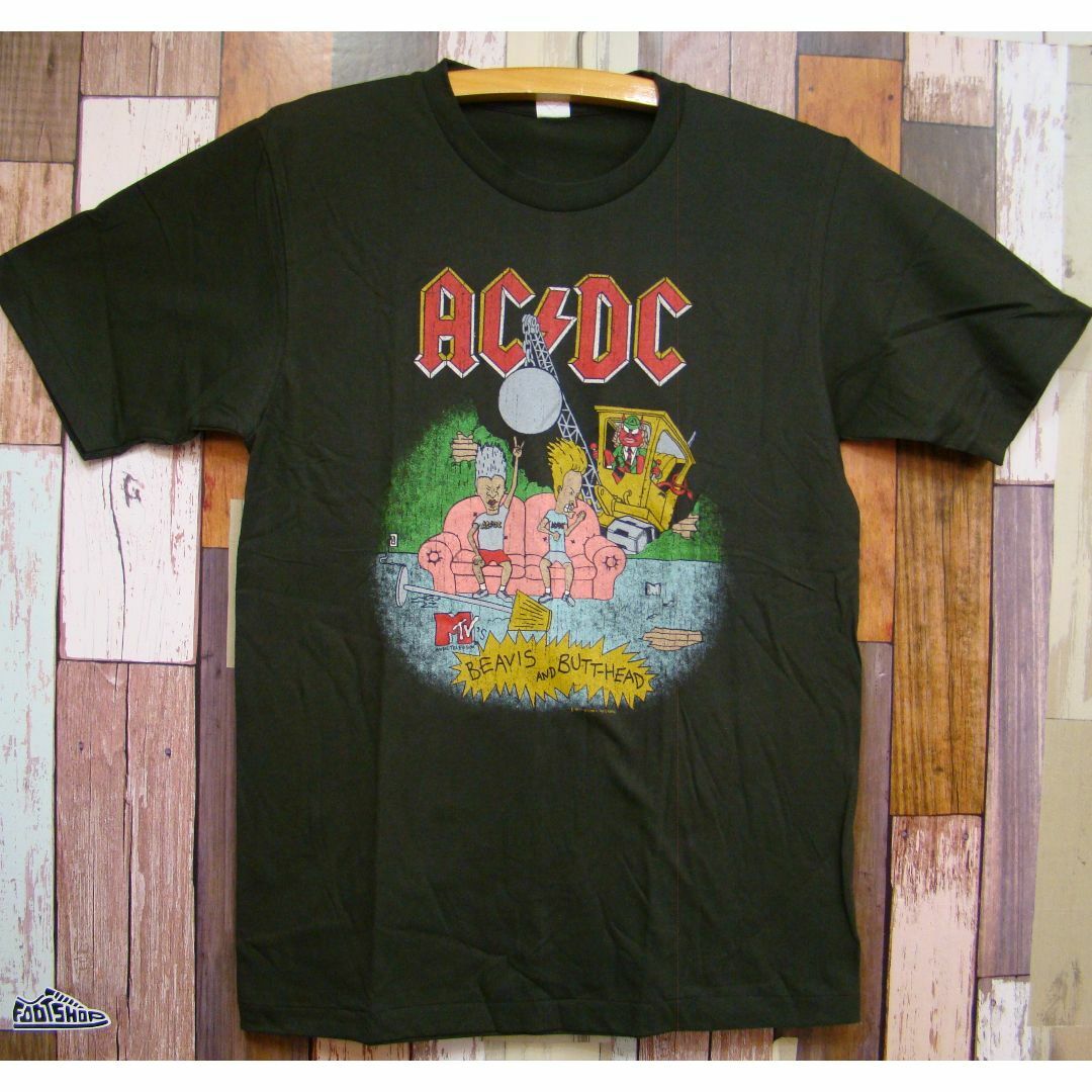 2XL★新品アンガスヤング【ACDC】ビーバス&バッドヘッド★Tシャツ メンズのトップス(Tシャツ/カットソー(半袖/袖なし))の商品写真