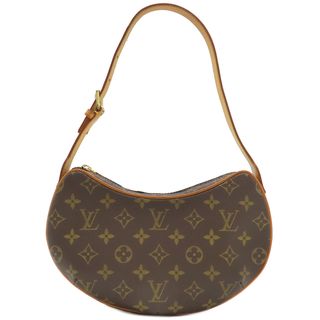 ルイヴィトン(LOUIS VUITTON)のルイヴィトン LOUIS VUITTON ショルダーバッグ ポシェット クロワッサン PM モノグラムキャンバス モノグラム ゴールド金具 茶  M51510 【中古】(ショルダーバッグ)