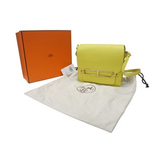 エルメス(HERMES)の新品同様 HERMES エルメス ショルダーバッグ サックロウリスミニ ヴォーガリバー イエロー ゴールド金具 Y刻印 4b004820(ショルダーバッグ)