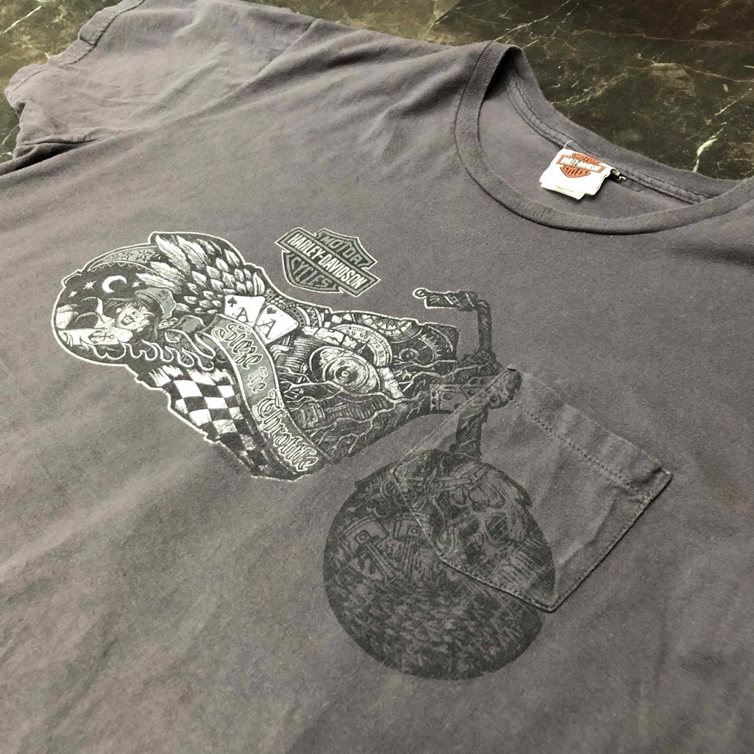 Harley Davidson(ハーレーダビッドソン)の00's Harley-Davidson T-shirt!! メンズのトップス(Tシャツ/カットソー(半袖/袖なし))の商品写真