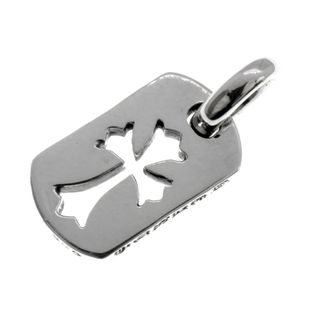 クロムハーツ(Chrome Hearts)のクロムハーツ CHROME HEARTS 【 DT TNY CO CRS 】 タイニー カットアウト クロス ドッグタグ チャーム シルバー ネックレス トップ h4940(ネックレス)